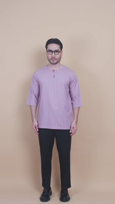 Kurta Patih Jalur - Dusty Pink