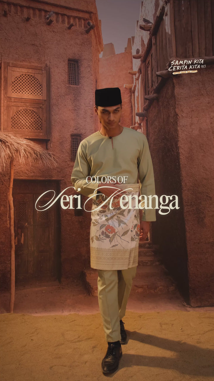 Seri Kenanga Original Sampin Adult - Soft Purple & Gold