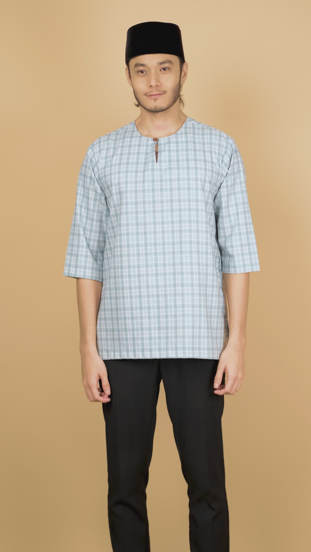 Kurta Patih Dam - Soft Blue