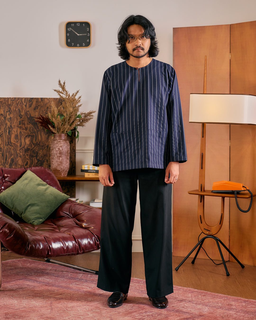 Kurta Lapis - Navy Blue