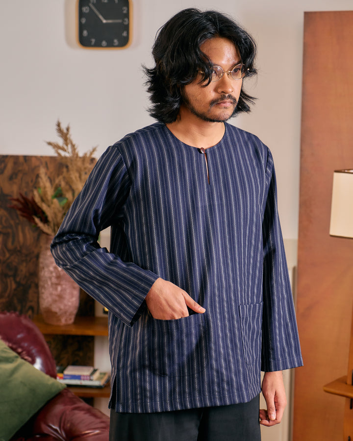 Kurta Lapis - Navy Blue