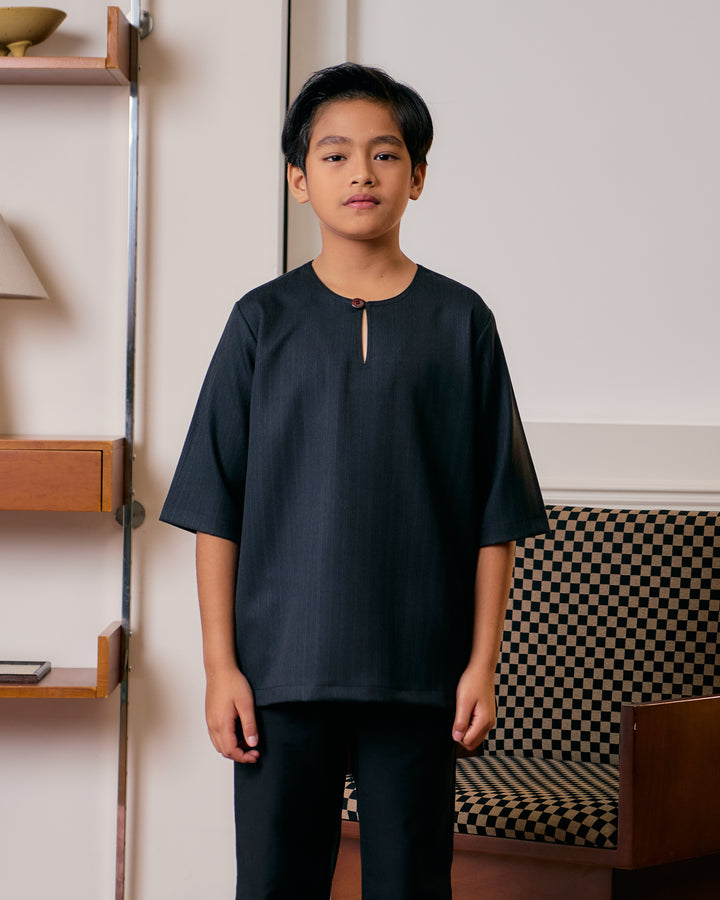 Kurta Jalin Kids - Black