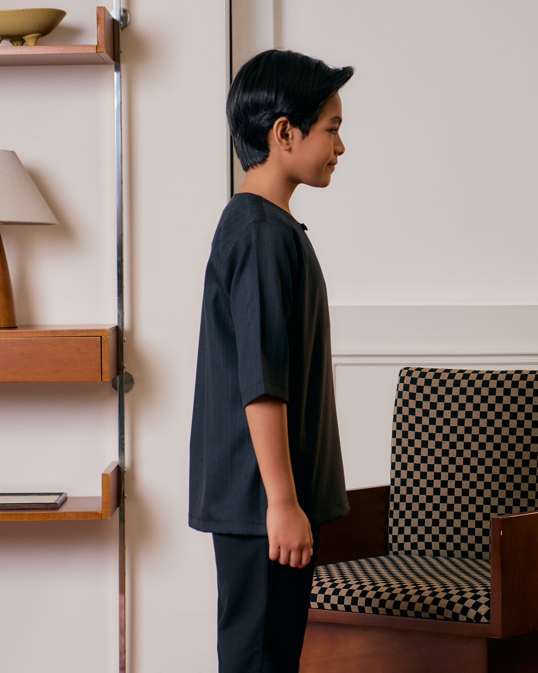 Kurta Jalin Kids - Black