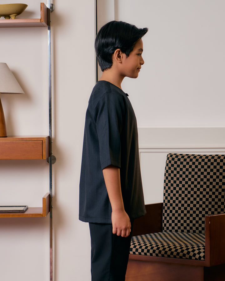 Kurta Jalin Kids - Black