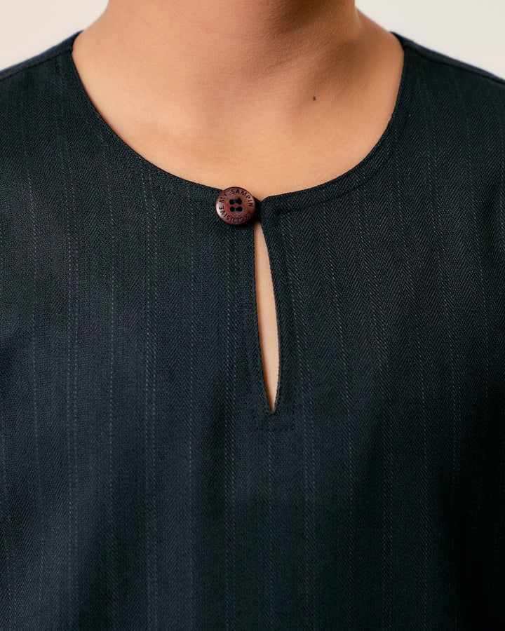 Kurta Jalin Kids - Black