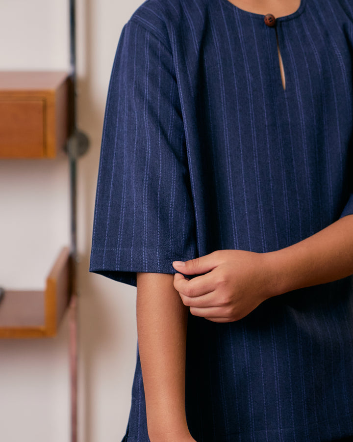 Kurta Jalin Kids - Navy Blue