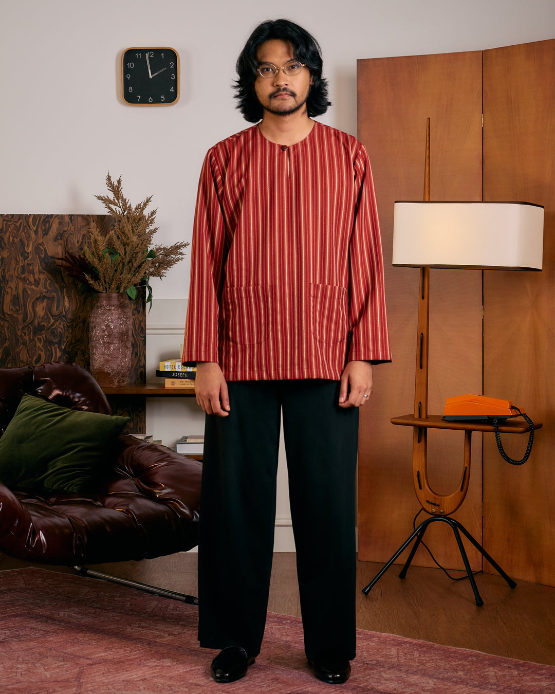 Kurta Lapis - Maroon
