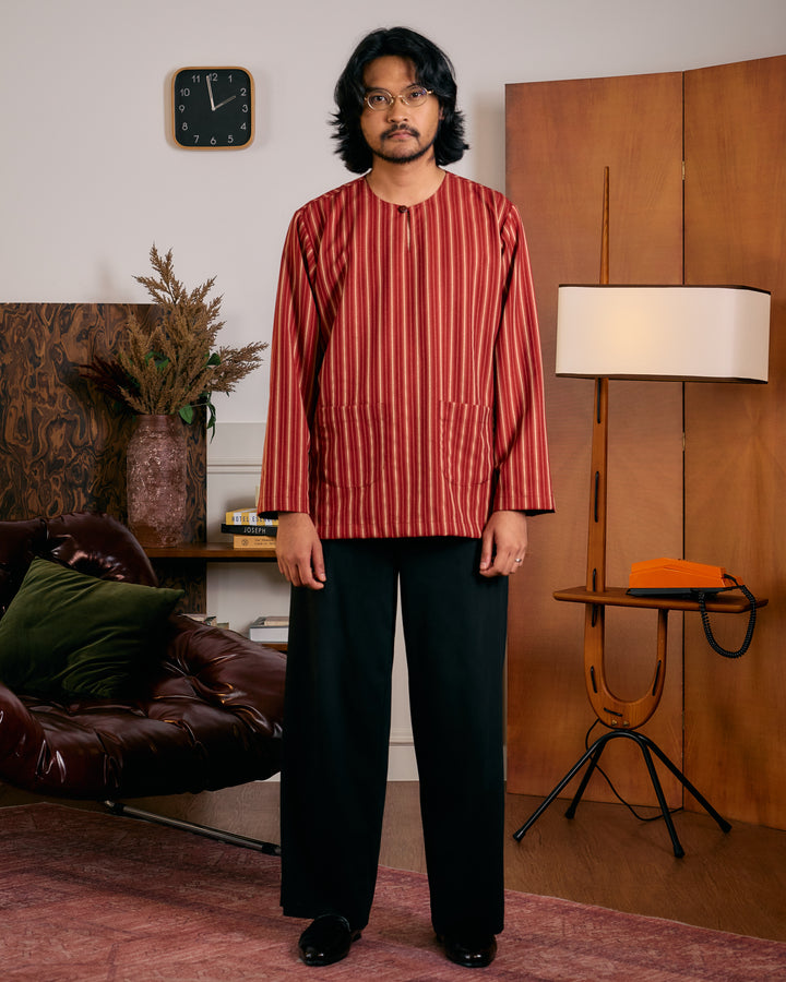 Kurta Lapis - Maroon