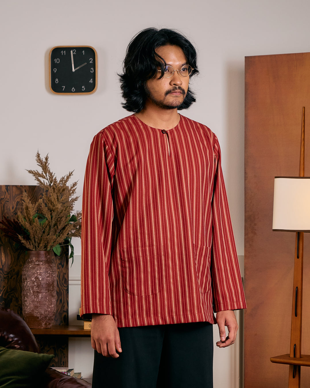 Kurta Lapis - Maroon