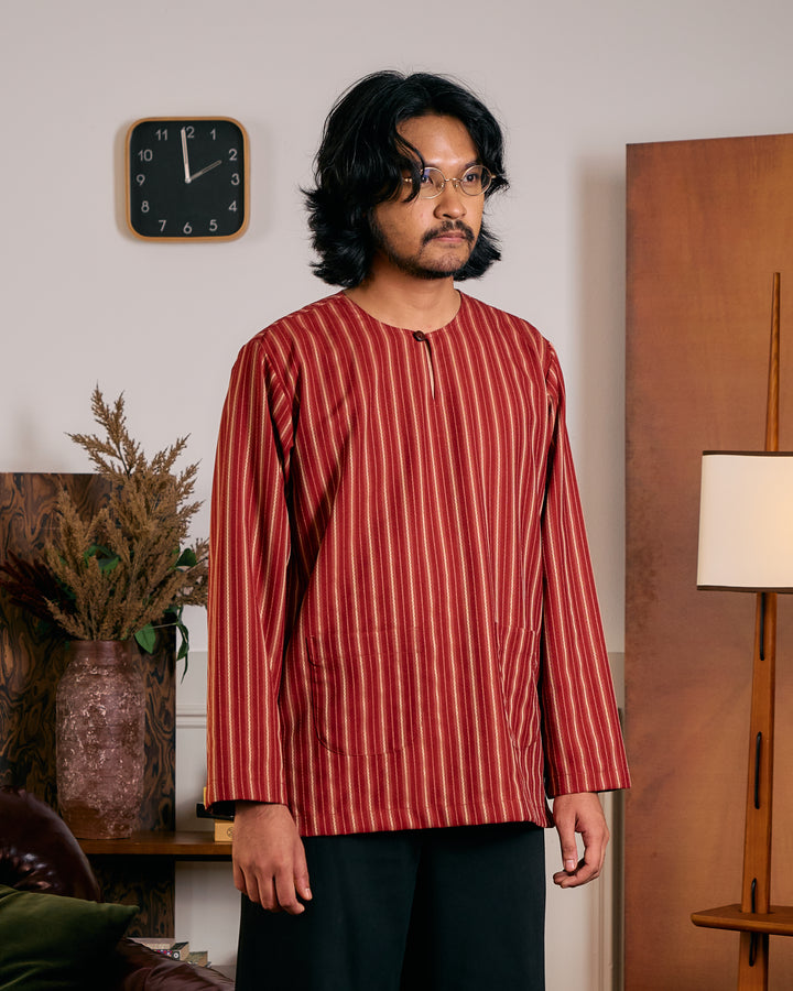 Kurta Lapis - Maroon