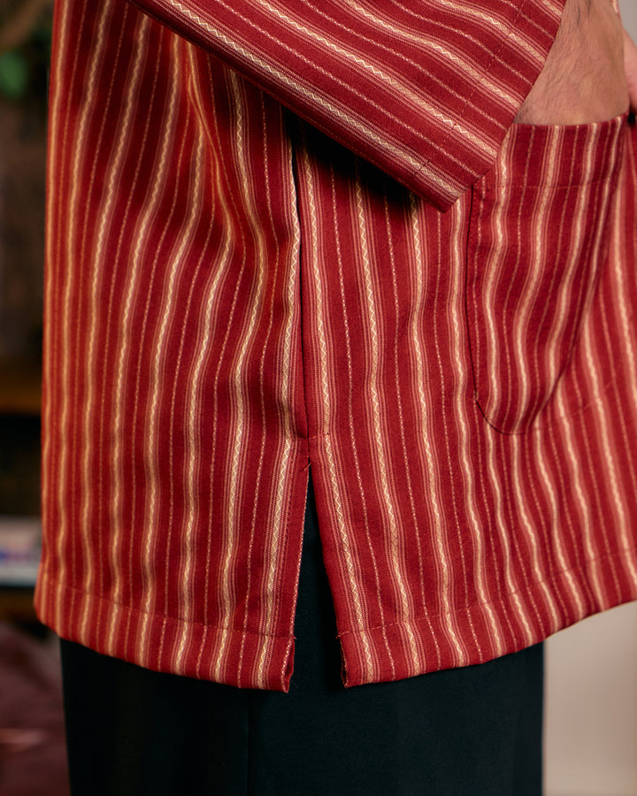 Kurta Lapis - Maroon