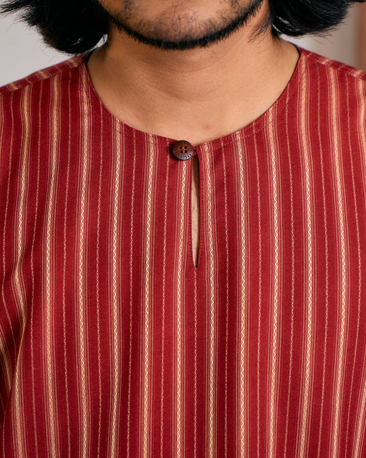 Kurta Lapis - Maroon