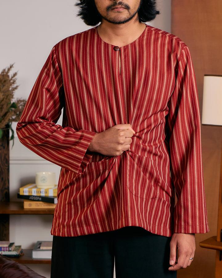 Kurta Lapis - Maroon
