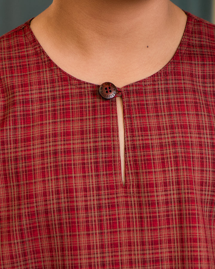 Kurta Tera Kids - Red
