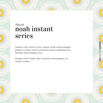 NOAH ADULTS INSTANT SERIES - SCALLOP DUSTY GREEN - SampinExclusiveMy