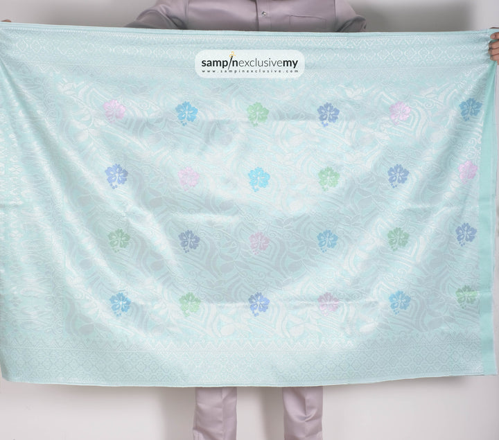 Plus Size 2.5Meter - Soft Turqoise & Mix - SampinExclusiveMy
