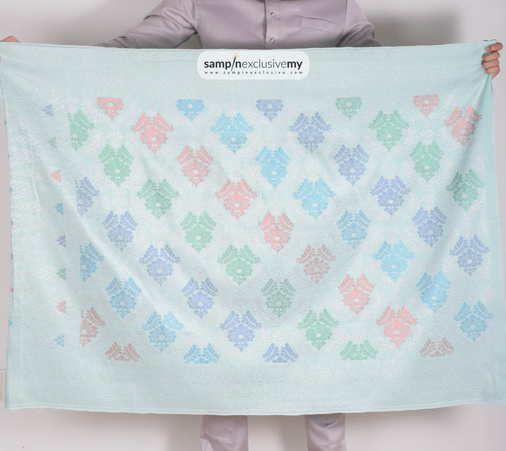Plus Size 2.5Meter - Soft Turqoise & Mix - SampinExclusiveMy
