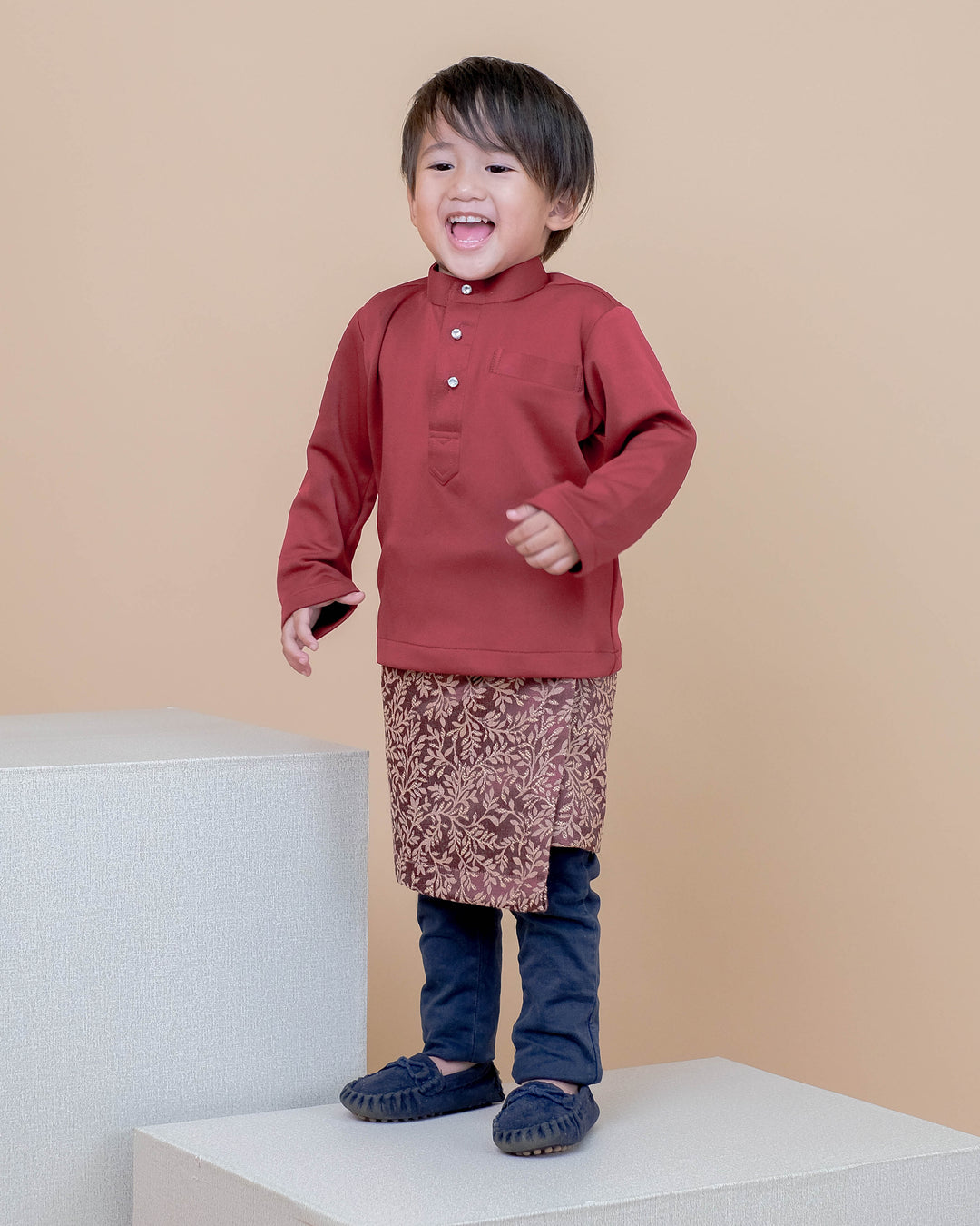 NOAH KIDS INSTANT SERIES - MAROON FLORAL - SampinExclusiveMy